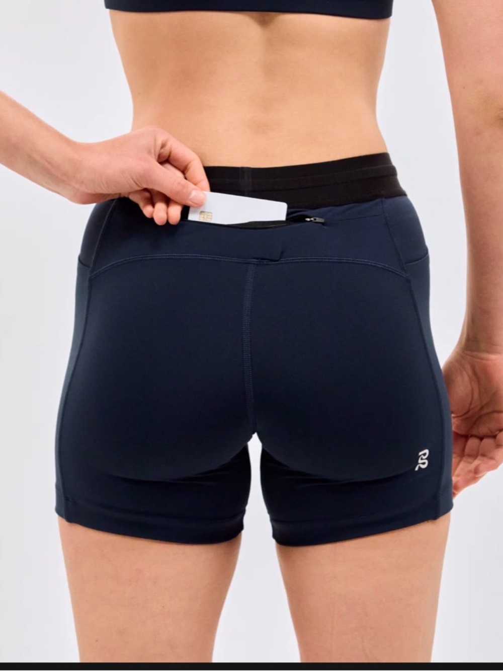 Bandit Navy - 5" WOMEN'S COMPRESSION SHORT - Picture 3 of 4